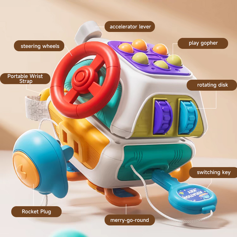 Travel Accessories Baby - Montessori Cubo ocupado para o bebê,