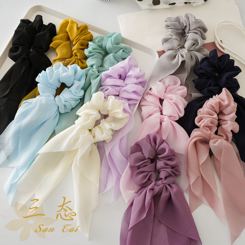Travel Accessories Aesthetic - 1pc moda 25cm chiffon fita longa