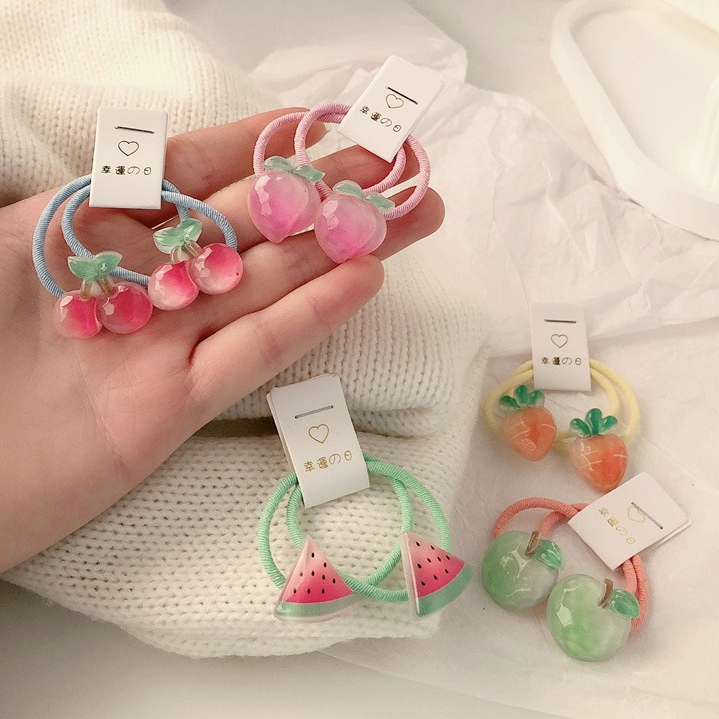 Travel Accessories Aesthetic - Laços de cabelo de cenoura infantil,