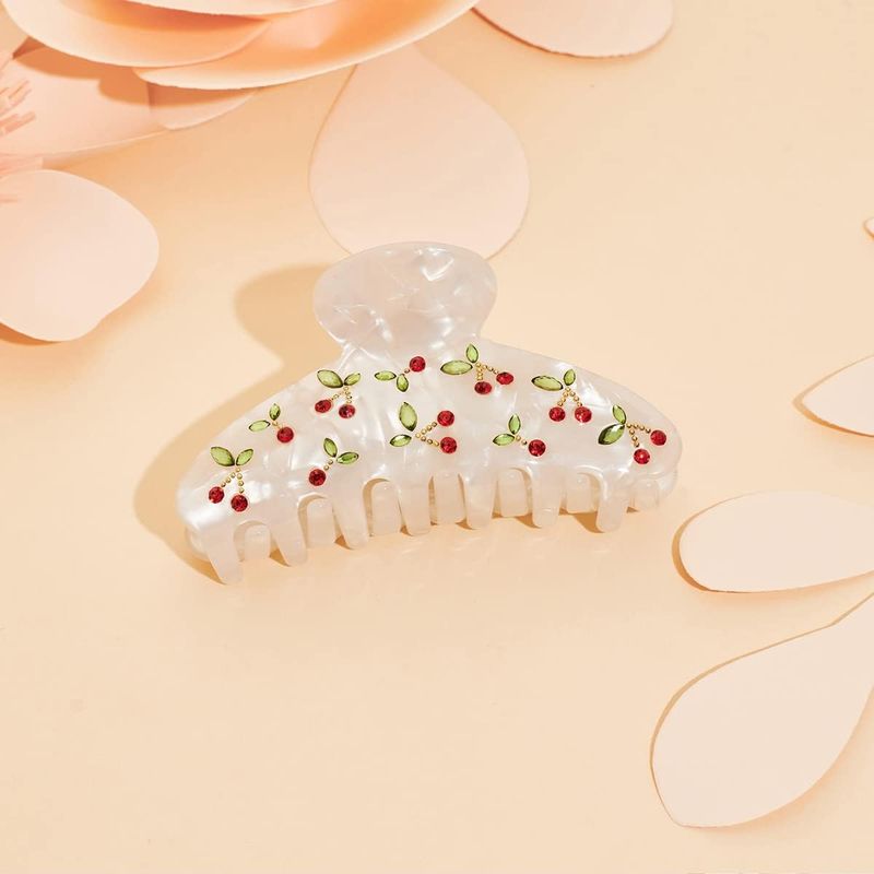 Travel Accessories Aesthetic - 1 peça grampo de cabelo cereja,