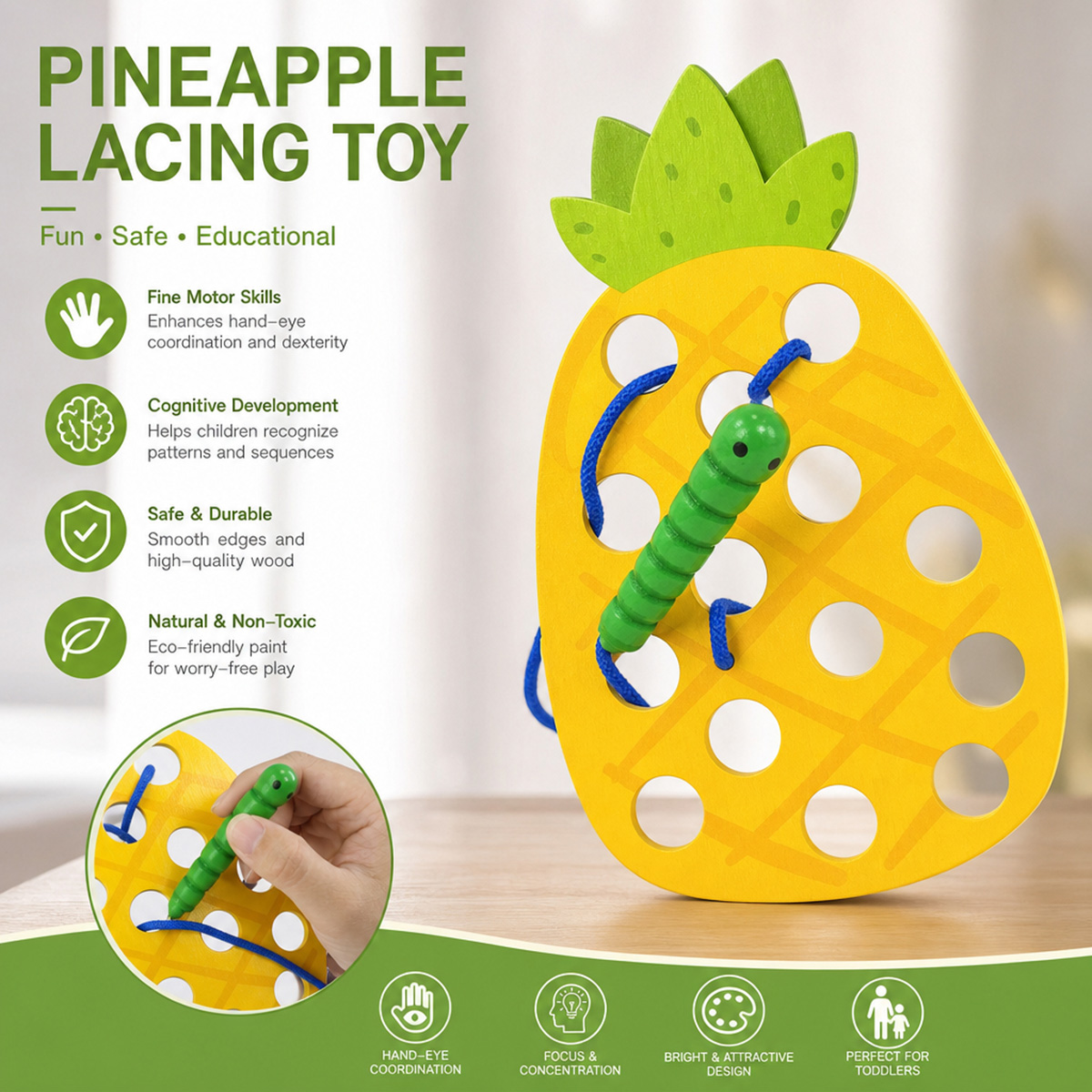 Travel Accessories Baby - Brinquedos de encaixe de madeira em