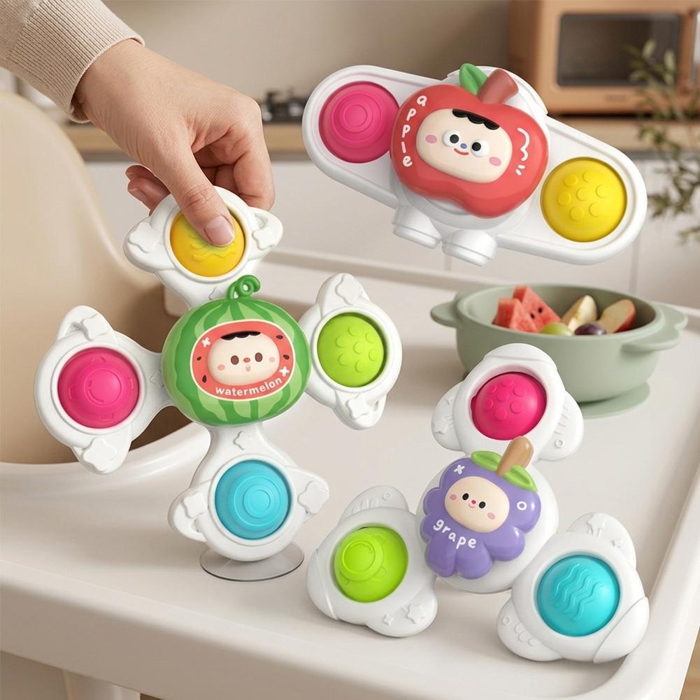 Travel Accessories Baby - 3 Peças Brinquedos Giratórios Sensoriais para