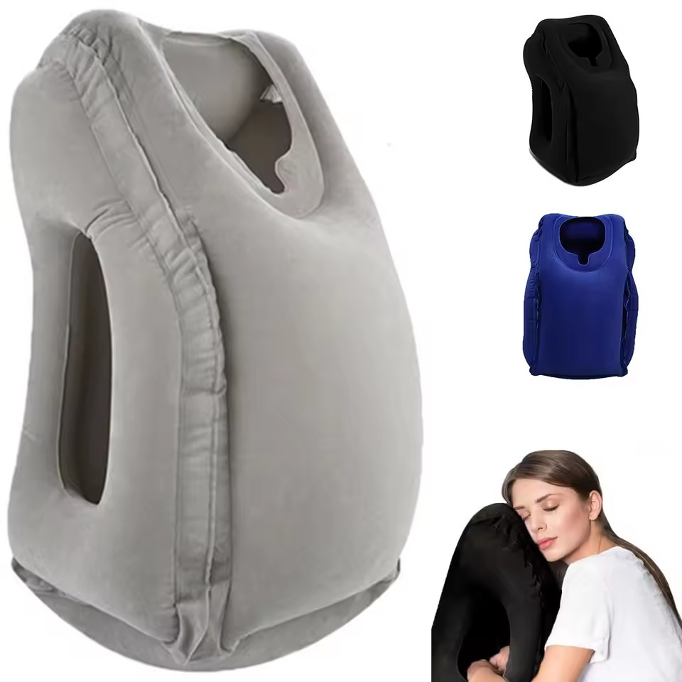 Almofada inflável para viagem, - Travel Accessories Long Flight avaliação e preço